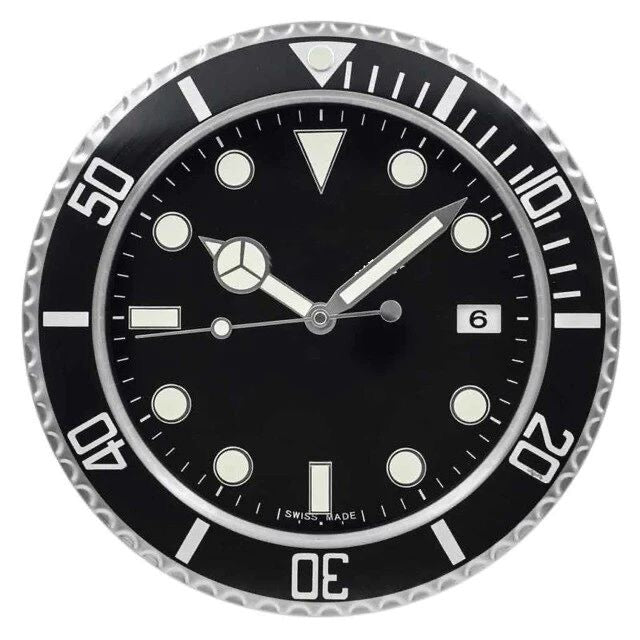 LOGO Submariner Silver Black Dial