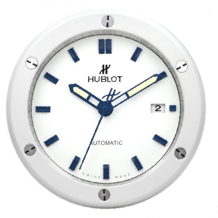 Hublot Classic Fusion White - Blue Markers